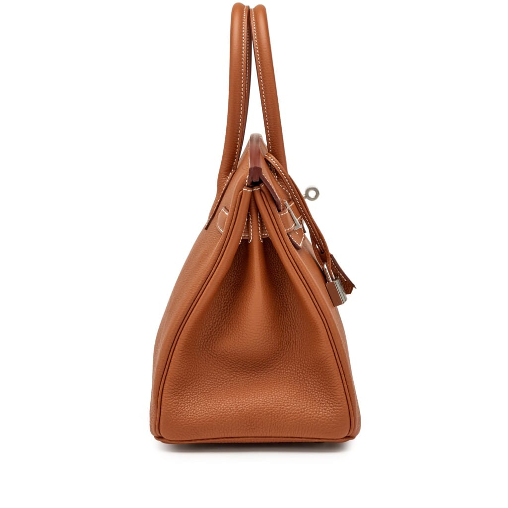 Gold Togo Birkin 30 Palladium Hardware, 2020