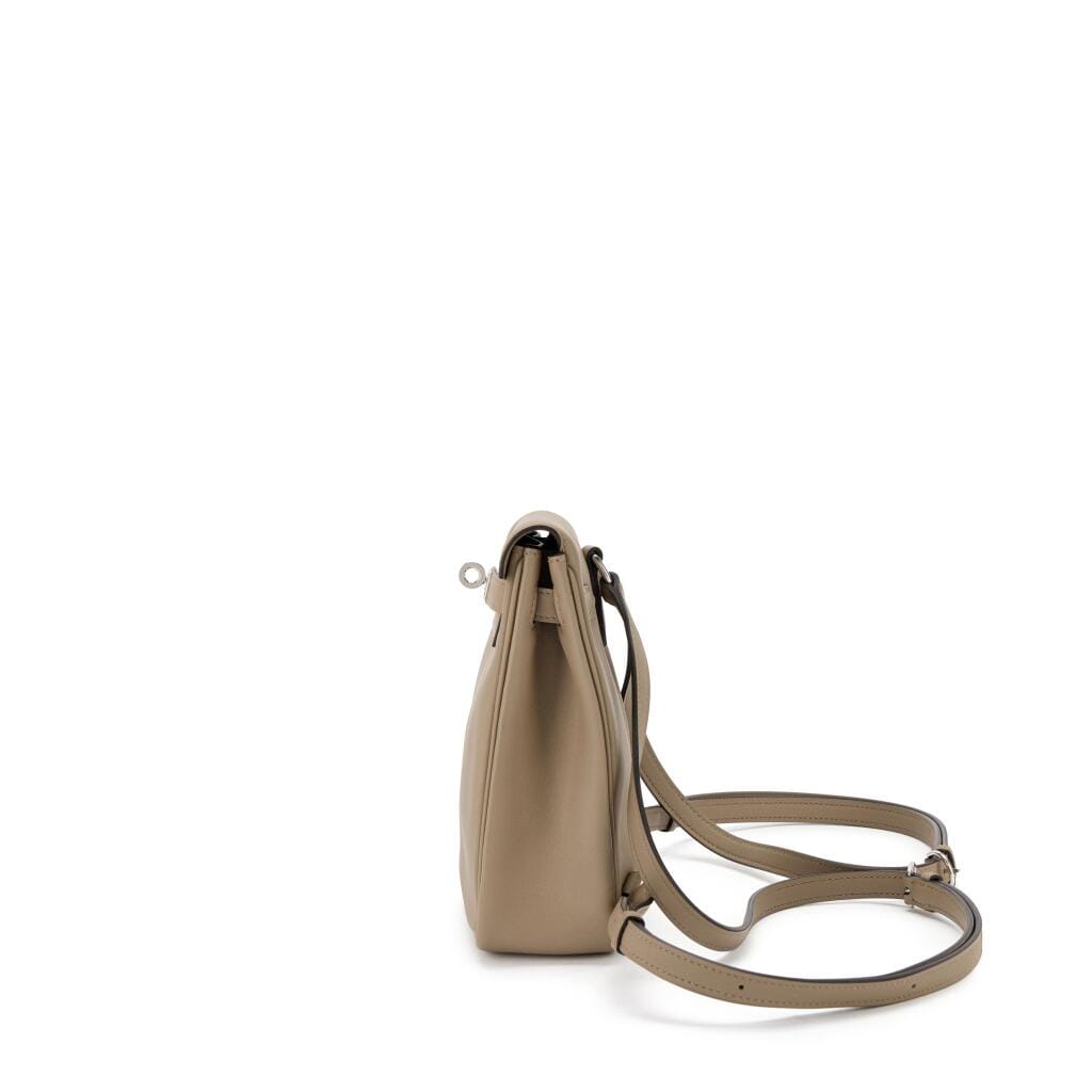 Beige Marfa Swift Kelly Jump Backpack Palladium Hardware, 2025
