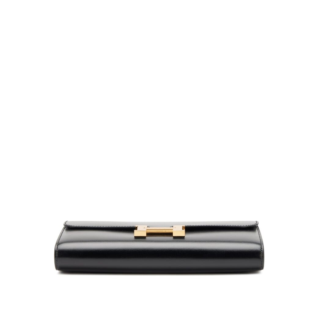 Black Box Calf Constance-To-Go Wallet Gold Hardware, 2025