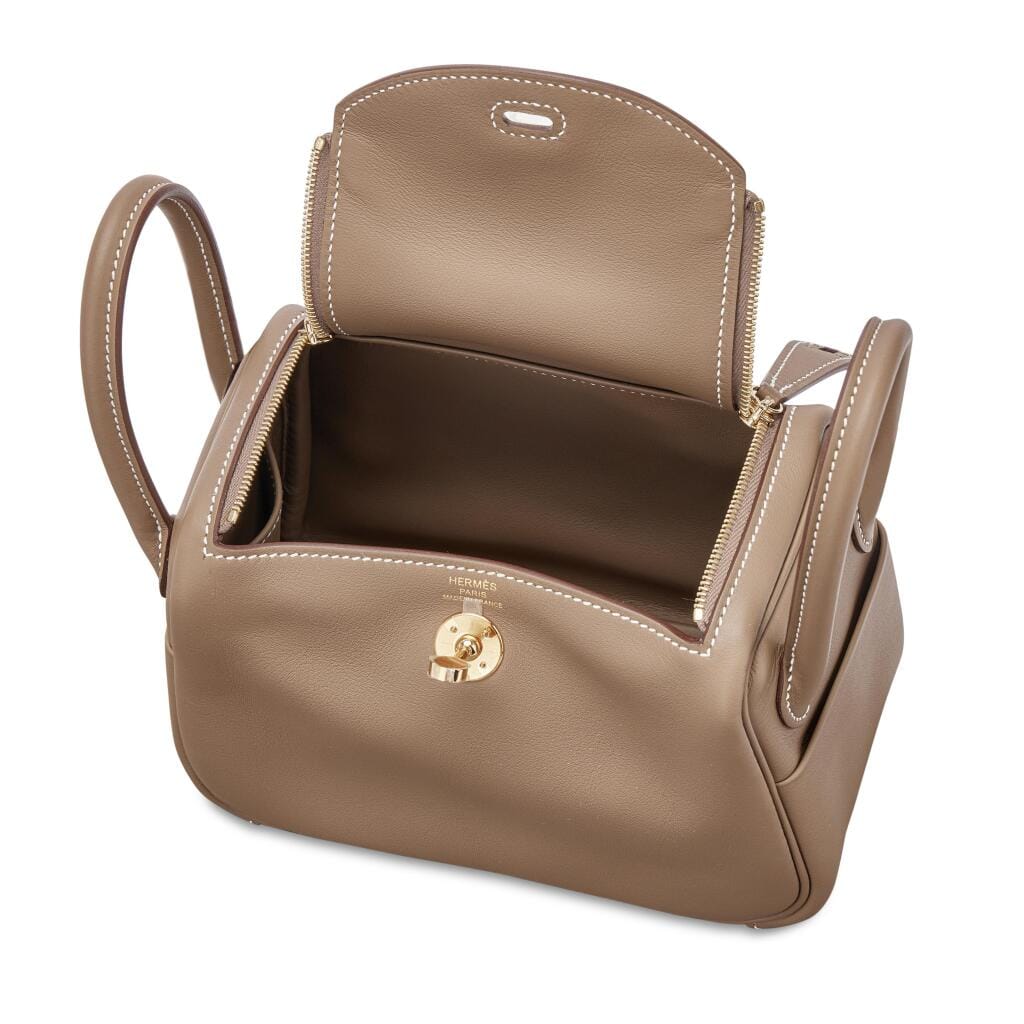 Etoupe Swift Mini Lindy II Gold Hardware, 2025