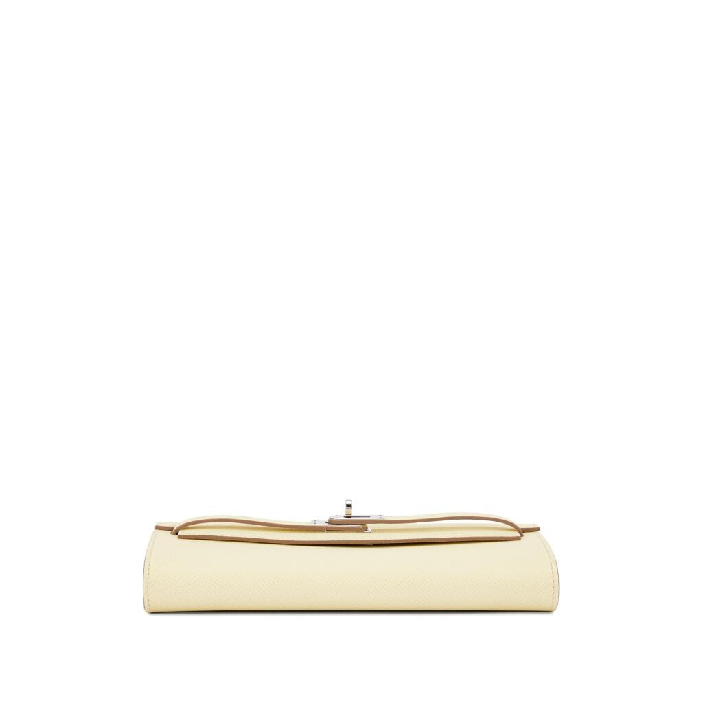 Jaune Milton Epsom Kelly-To-Go Wallet Palladium Hardware, 2025
