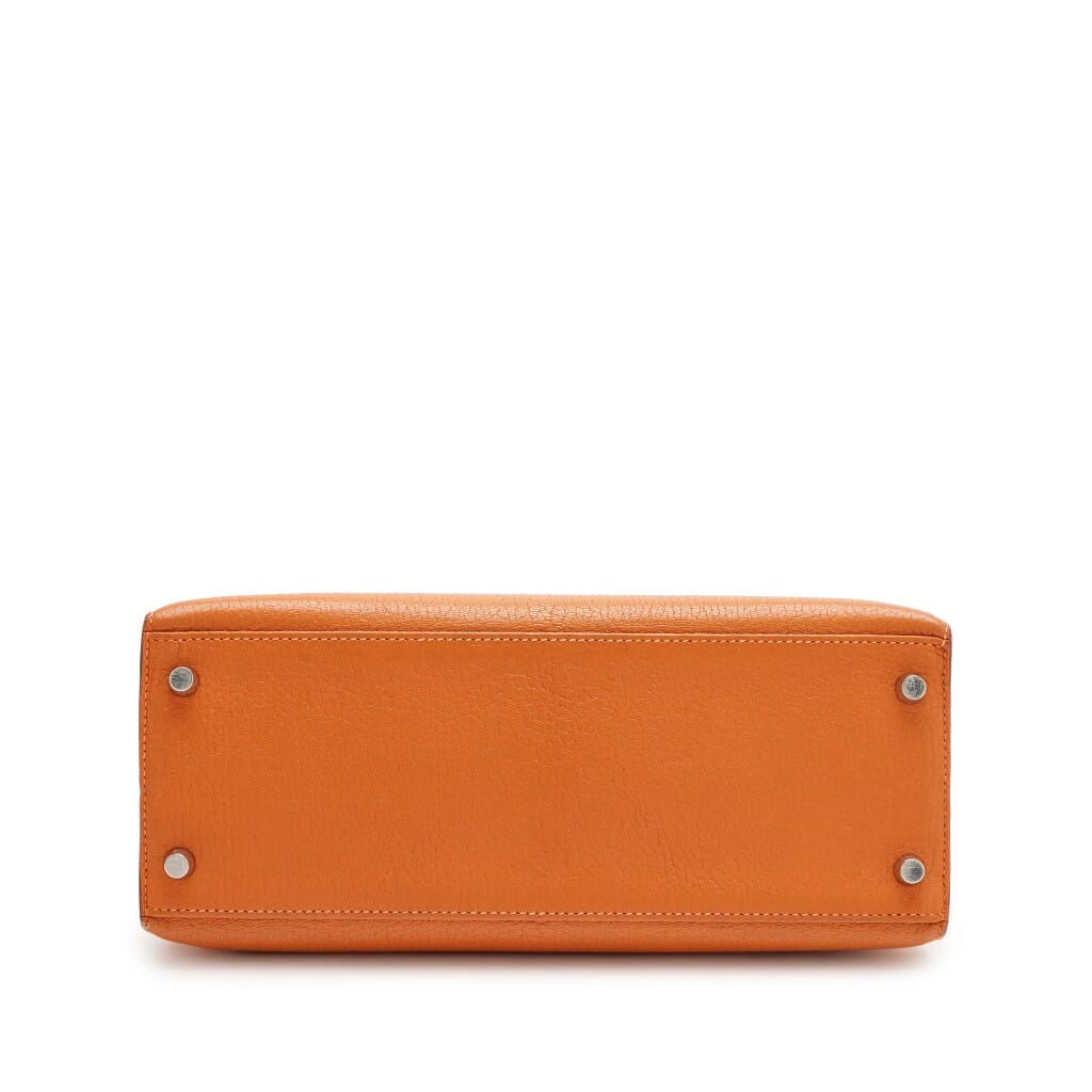 Potiron Chèvre de Coromandel Sellier Kelly 28 Palladium Hardware, 2006
