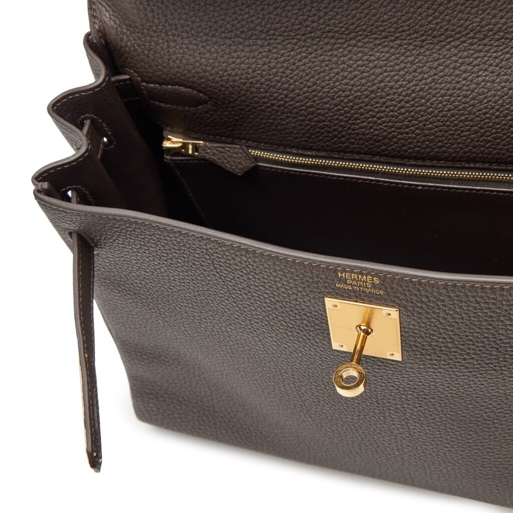 Ebene Togo Retourne Kelly 32 Gold Hardware, 2025