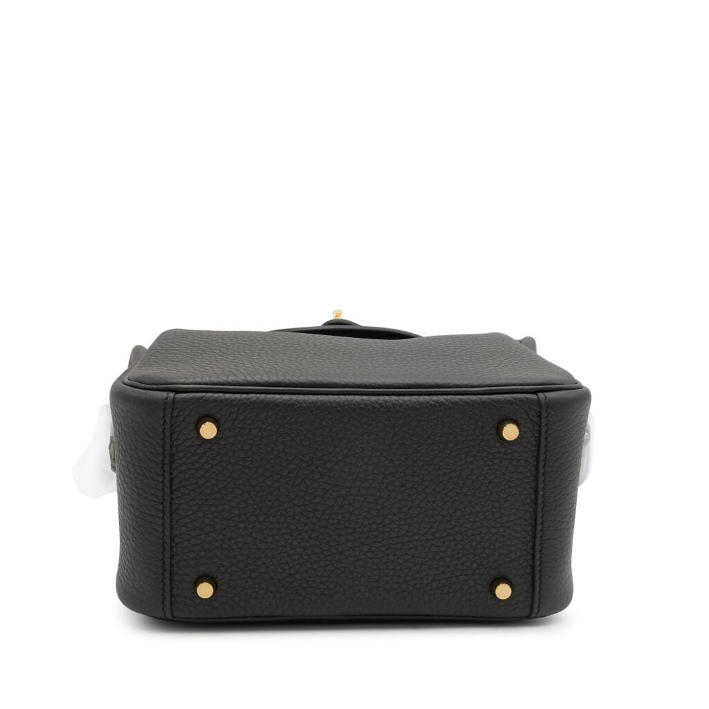 Black Clemence Mini Lindy II Gold Hardware, 2024