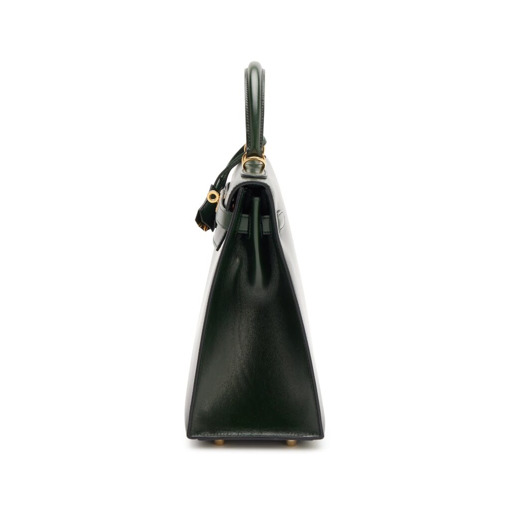 Vert Fonce Box Sellier Kelly 32 Gold Hardware, 2008