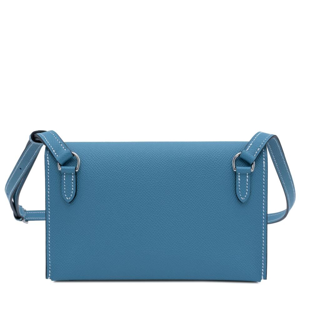 New Bleu Jean Epsom Hermèsnap Wallet Palladium Hardware, 2025