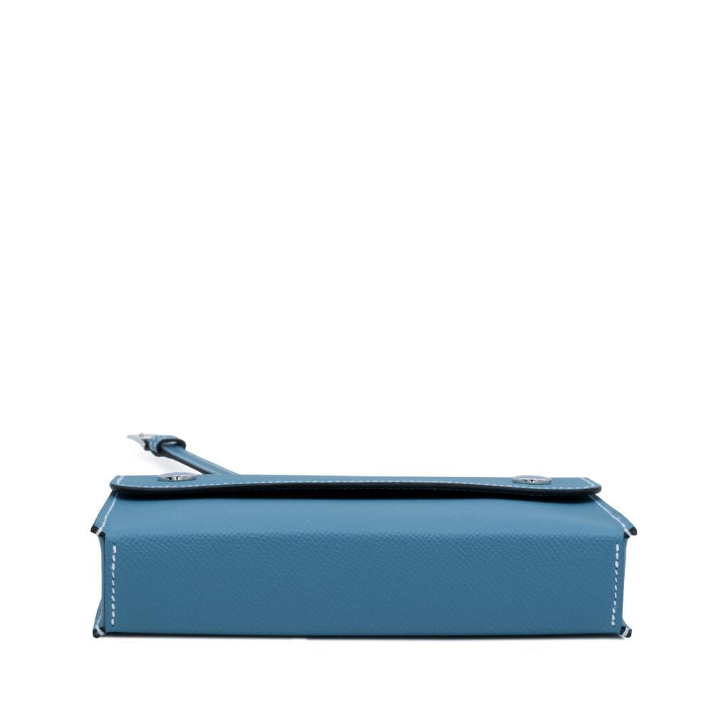 New Bleu Jean Epsom Hermèsnap Wallet Palladium Hardware, 2025