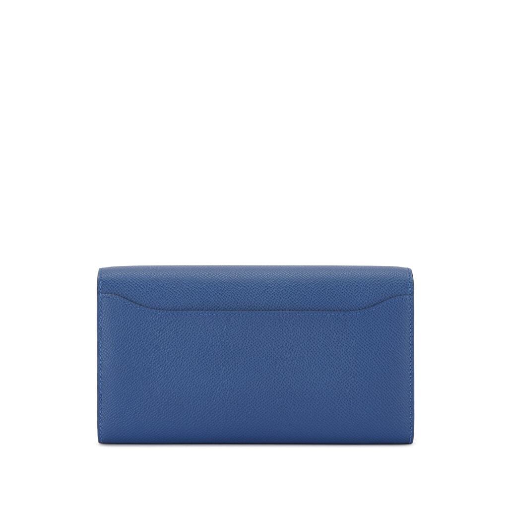 Bleu Tie Epsom Constance-To-Go Wallet Palladium Hardware, 2025