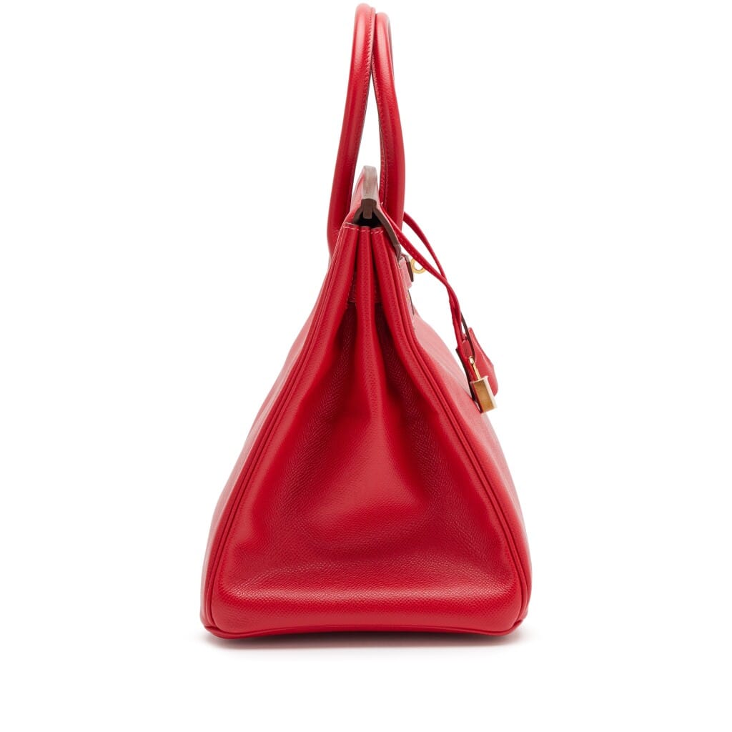Rouge Casaque Epsom Birkin 35 Gold Hardware, 2013