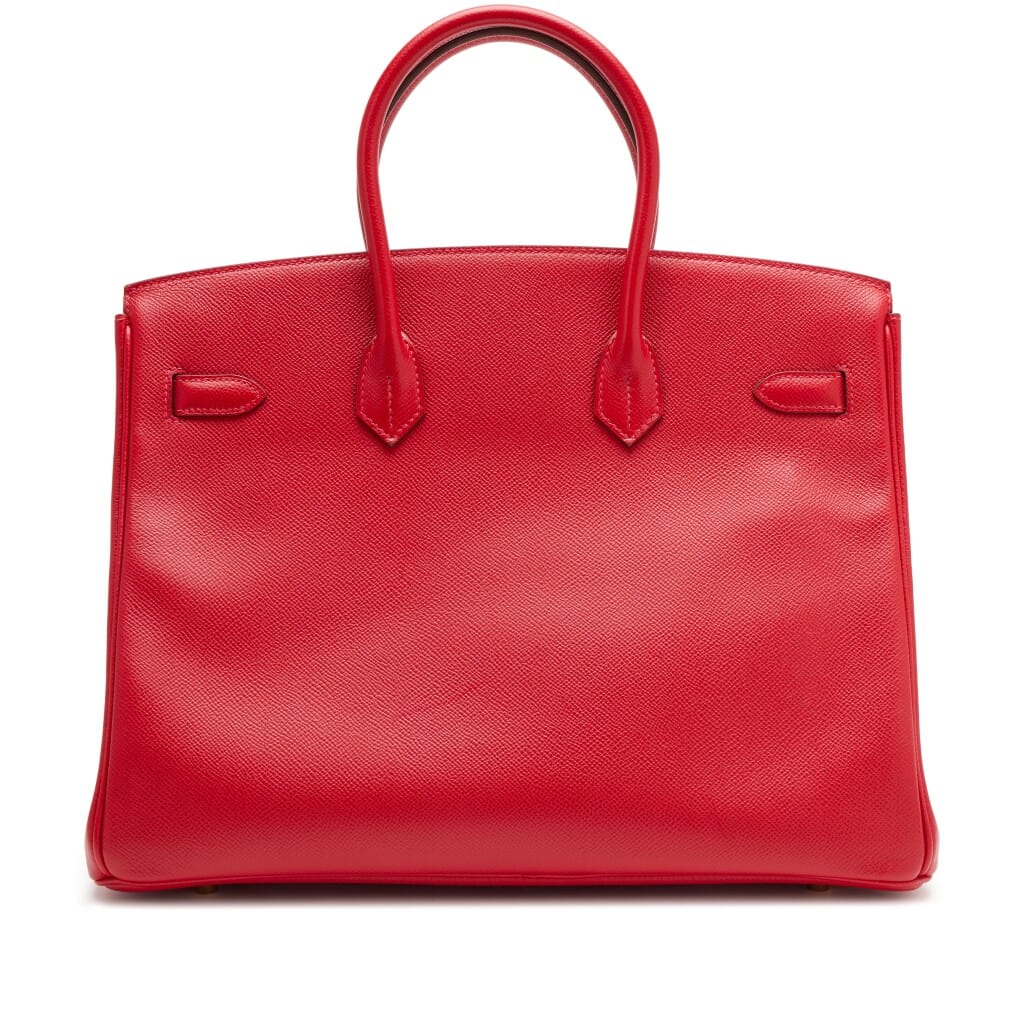 Rouge Casaque Epsom Birkin 35 Gold Hardware, 2013