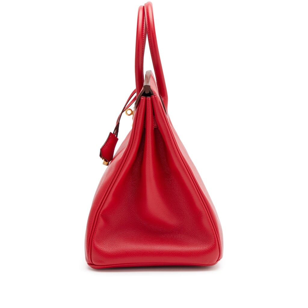 Rouge Casaque Epsom Birkin 35 Gold Hardware, 2013