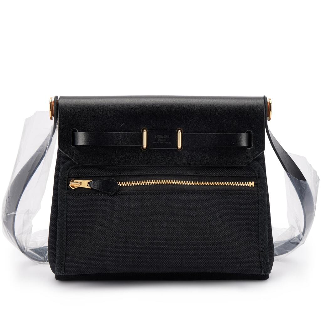Black Vache Hunter and Toile Mini Herbag Zip 20 Gold Hardware, 2025
