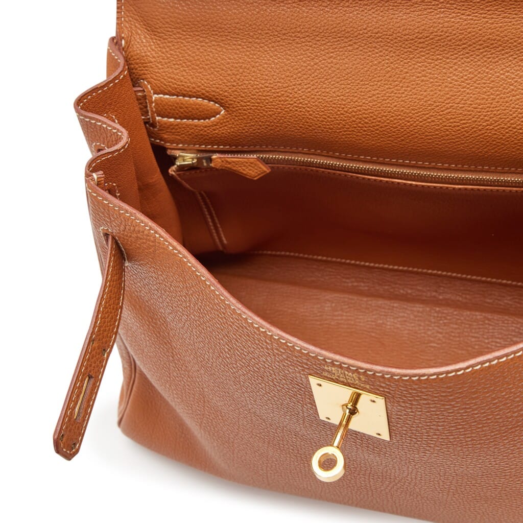 Gold Togo Retourne Kelly 32 Gold Hardware, 2000