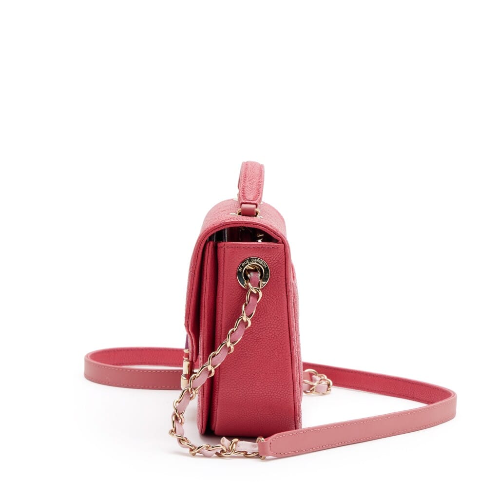 Pink Caviar Paris Cuba Thread Around Flap Bag Light Gold Hardware, 2018