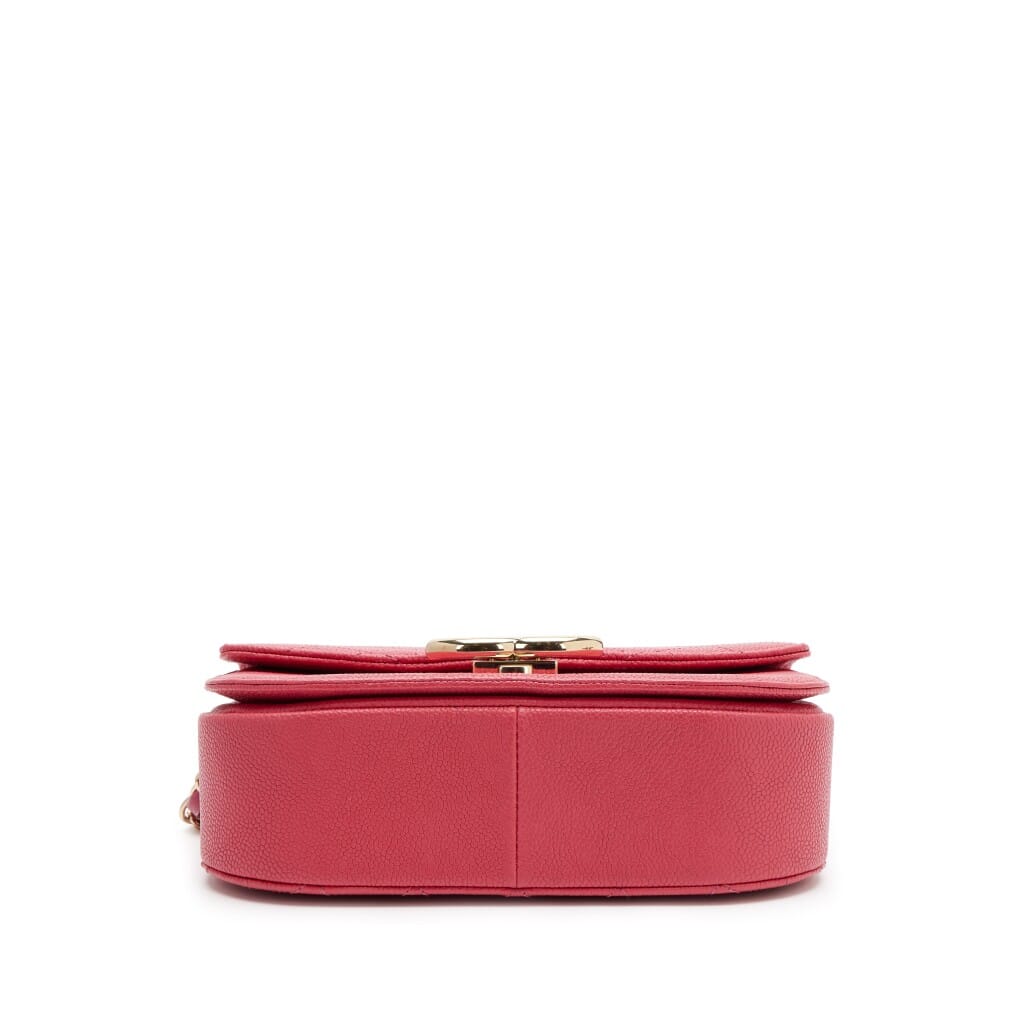 Pink Caviar Paris Cuba Thread Around Flap Bag Light Gold Hardware, 2018