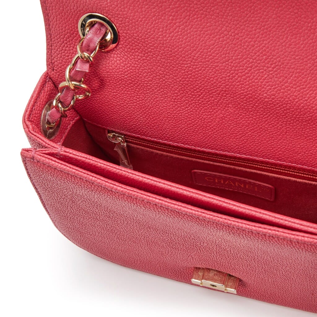 Pink Caviar Paris Cuba Thread Around Flap Bag Light Gold Hardware, 2018