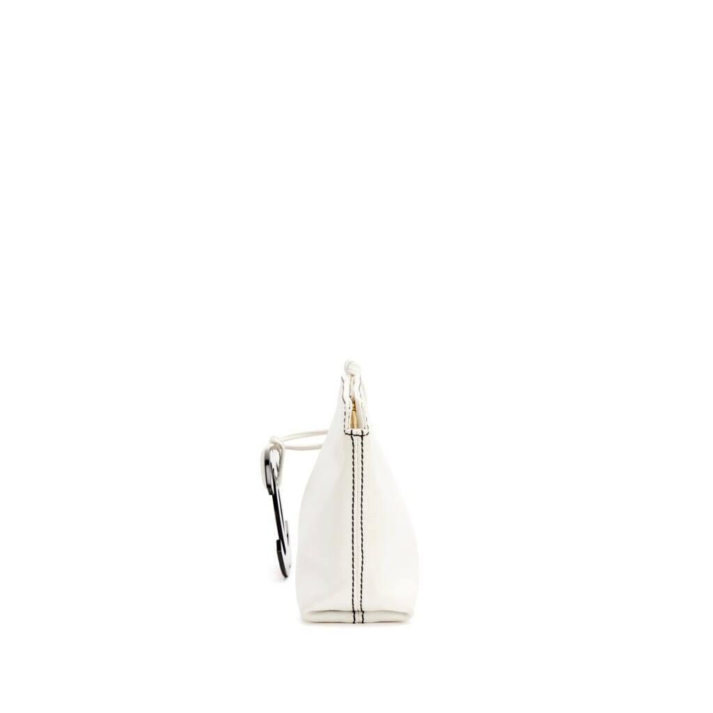 White Caviar Black Resin Oversize XL CC Charm Zip Clutch, 2005