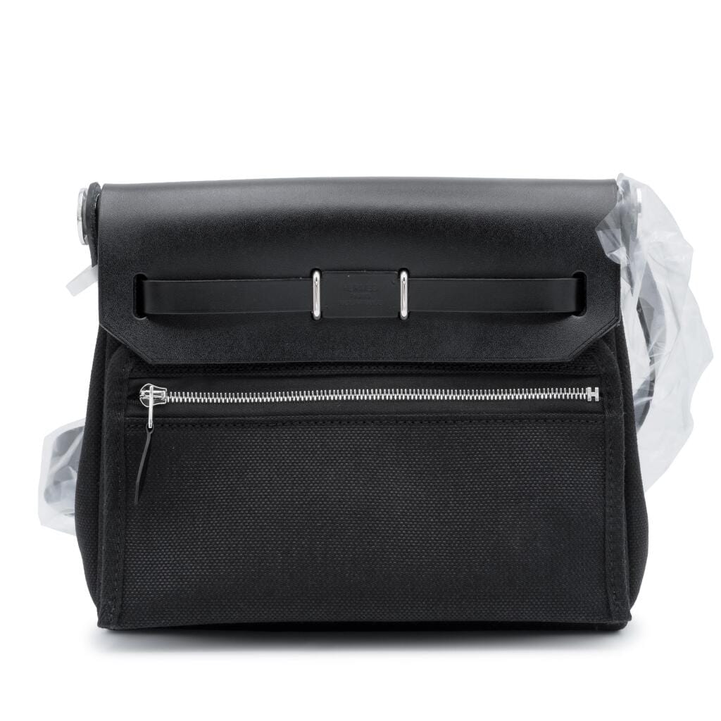 Black Vache Hunter and Toile Mini Herbag Zip 20 Palladium Hardware, 2025
