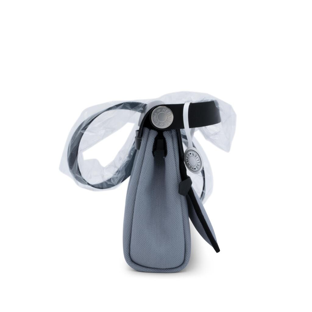 Black Vache Hunter and Gris Pantin Toile Mini Herbag Zip 20 Palladium Hardware, 2025
