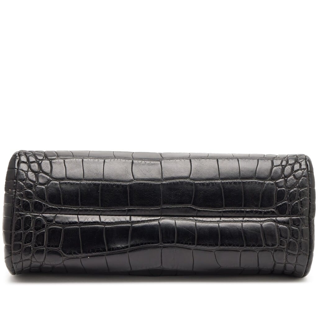 So Black Alligator Just Mademoiselle Mini Bowler Bag Black Hardware, 2010-2011