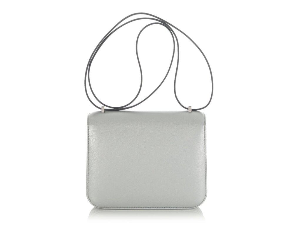 Argent Chèvre Chamkilight Mini Constance 18 Palladium Hardware, 2025