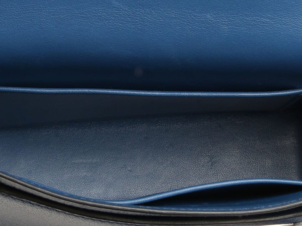 Bleu Chèvre Mysore Mini Verrou 17 Palladium Hardware, 2017