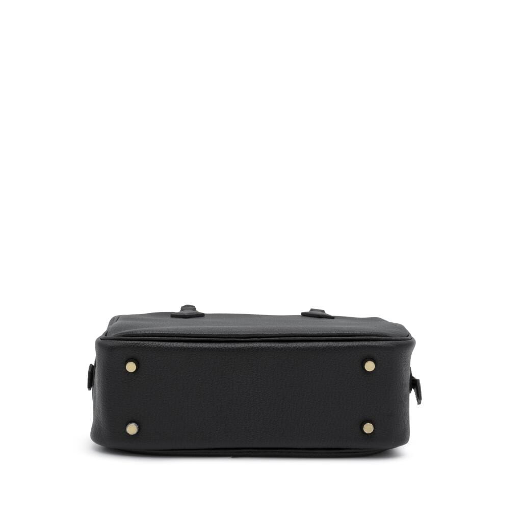 Black Chèvre Mini Plume Gold Hardware, 2025