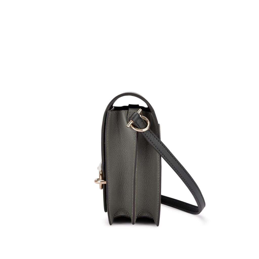 Limited Edition Plomb and Gris Meyer Evercolor Verso Mini Roulis 18 Permabrass Hardware, 2023