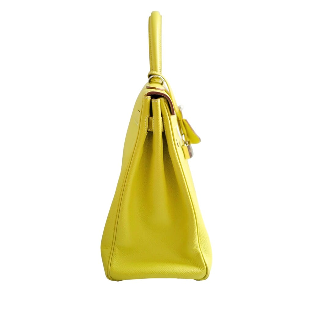 Lime Epsom and Gris Perle Retourne Candy Kelly 32 Palladium Hardware, 2011