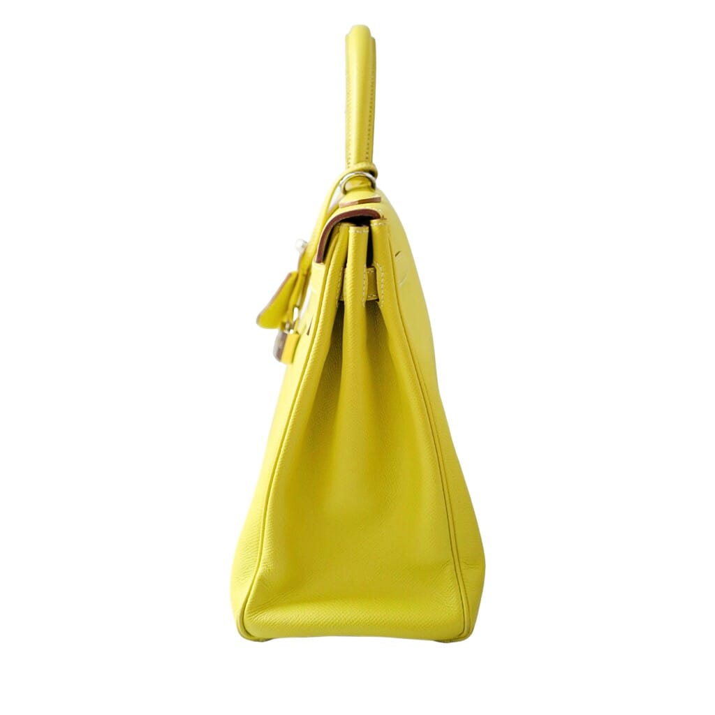 Lime Epsom and Gris Perle Retourne Candy Kelly 32 Palladium Hardware, 2011