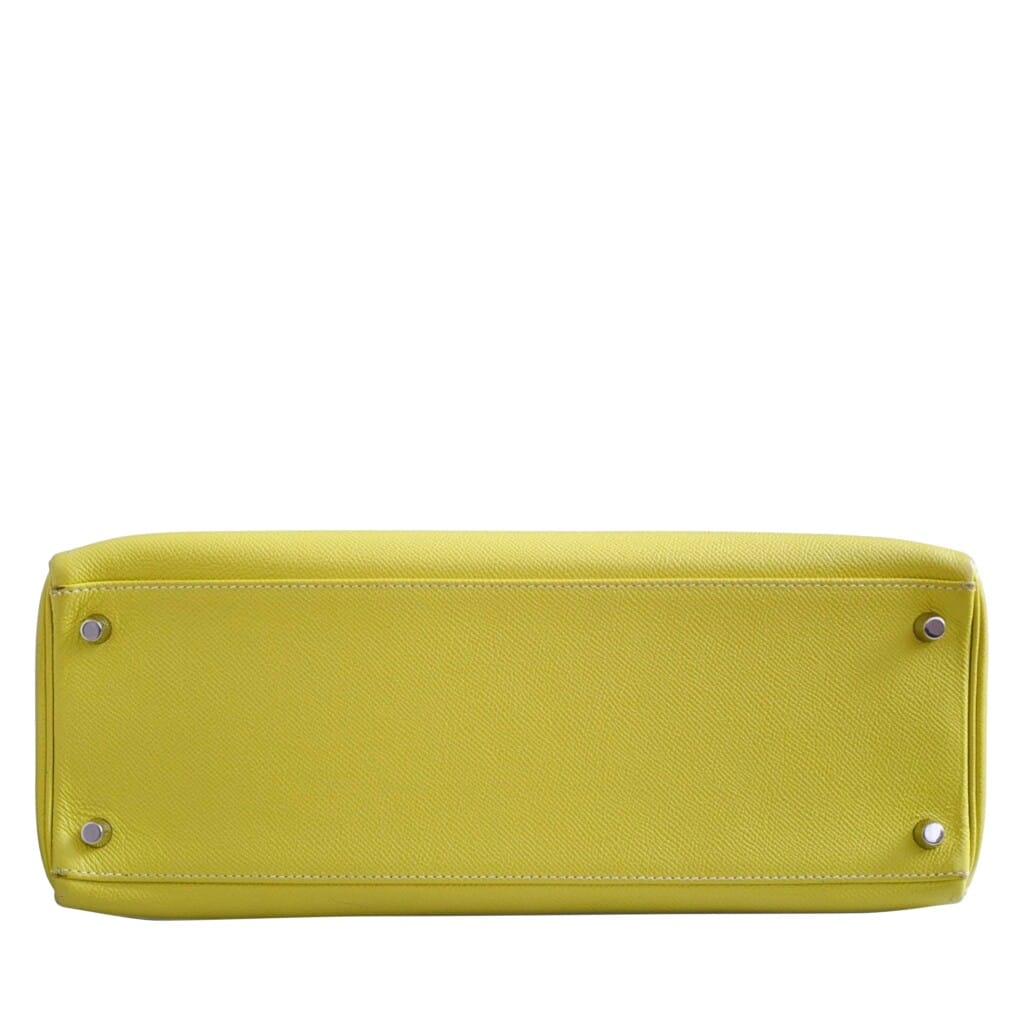 Lime Epsom and Gris Perle Retourne Candy Kelly 32 Palladium Hardware, 2011