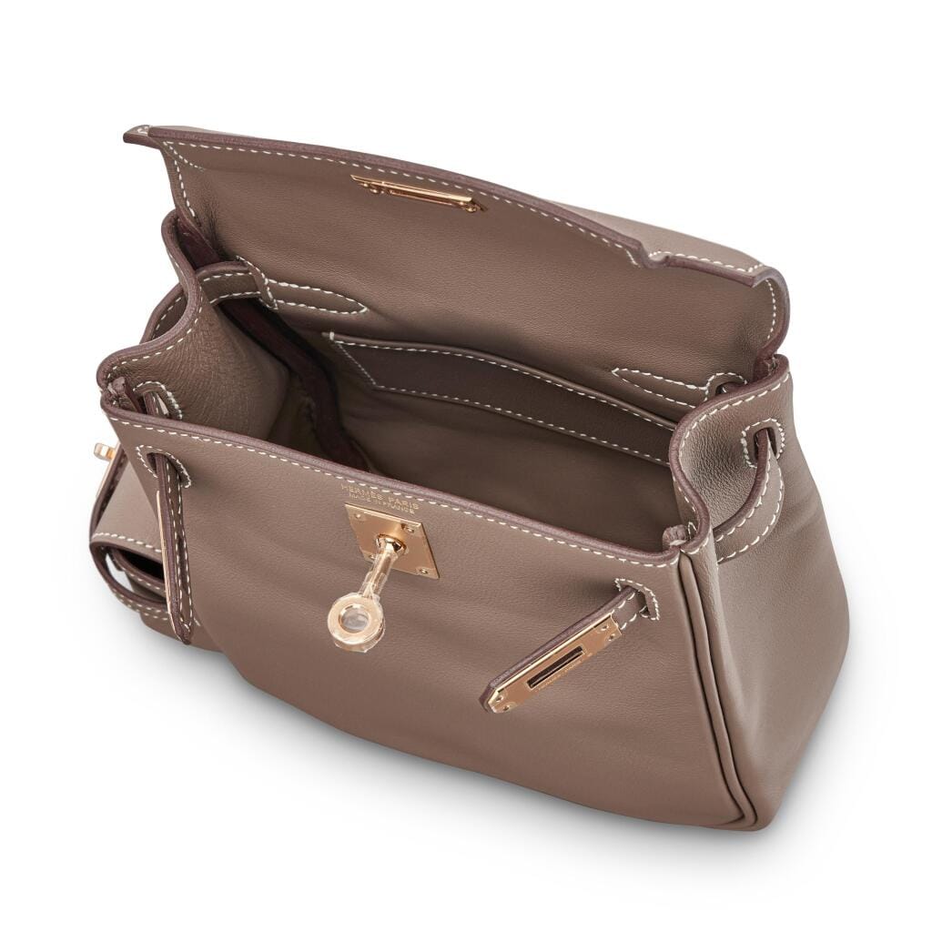 Etoupe Swift Kelly Jump Backpack Gold Hardware, 2025