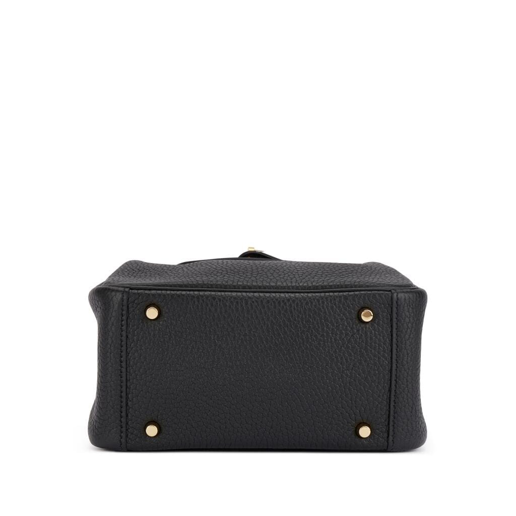 Black Clemence Mini Lindy Gold Hardware, 2021