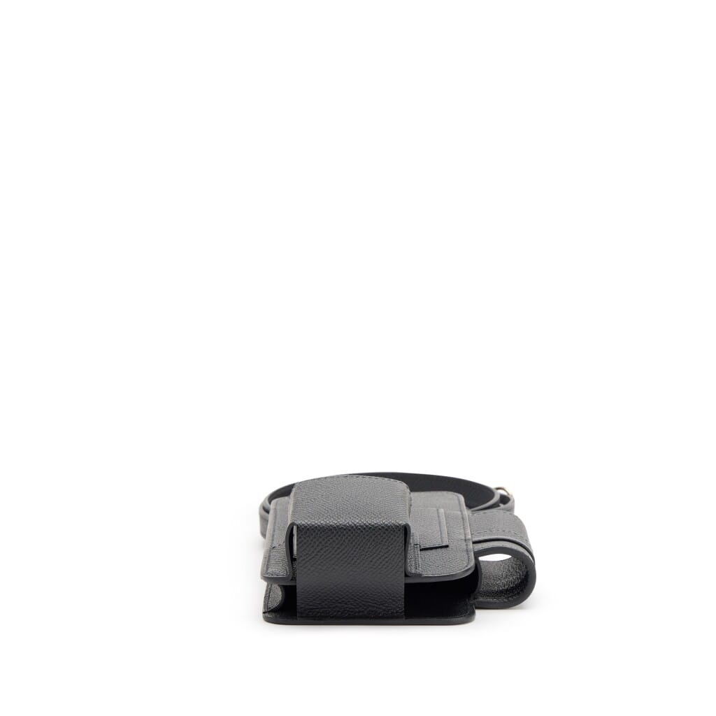Black Epsom Hermèsway Phone Case Gold Hardware, 2024