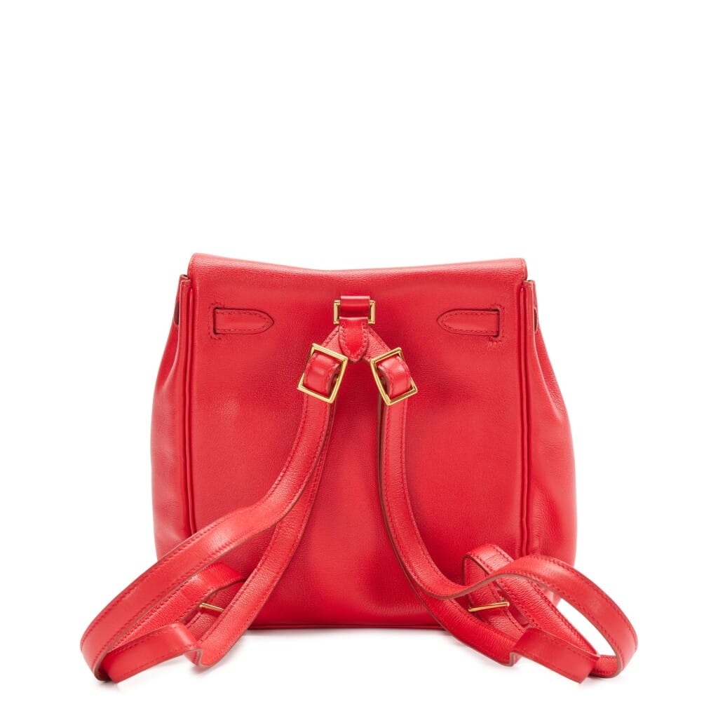 Vintage Rouge Vif Gulliver Kelly Ado 20 Gold Hardware, 1998