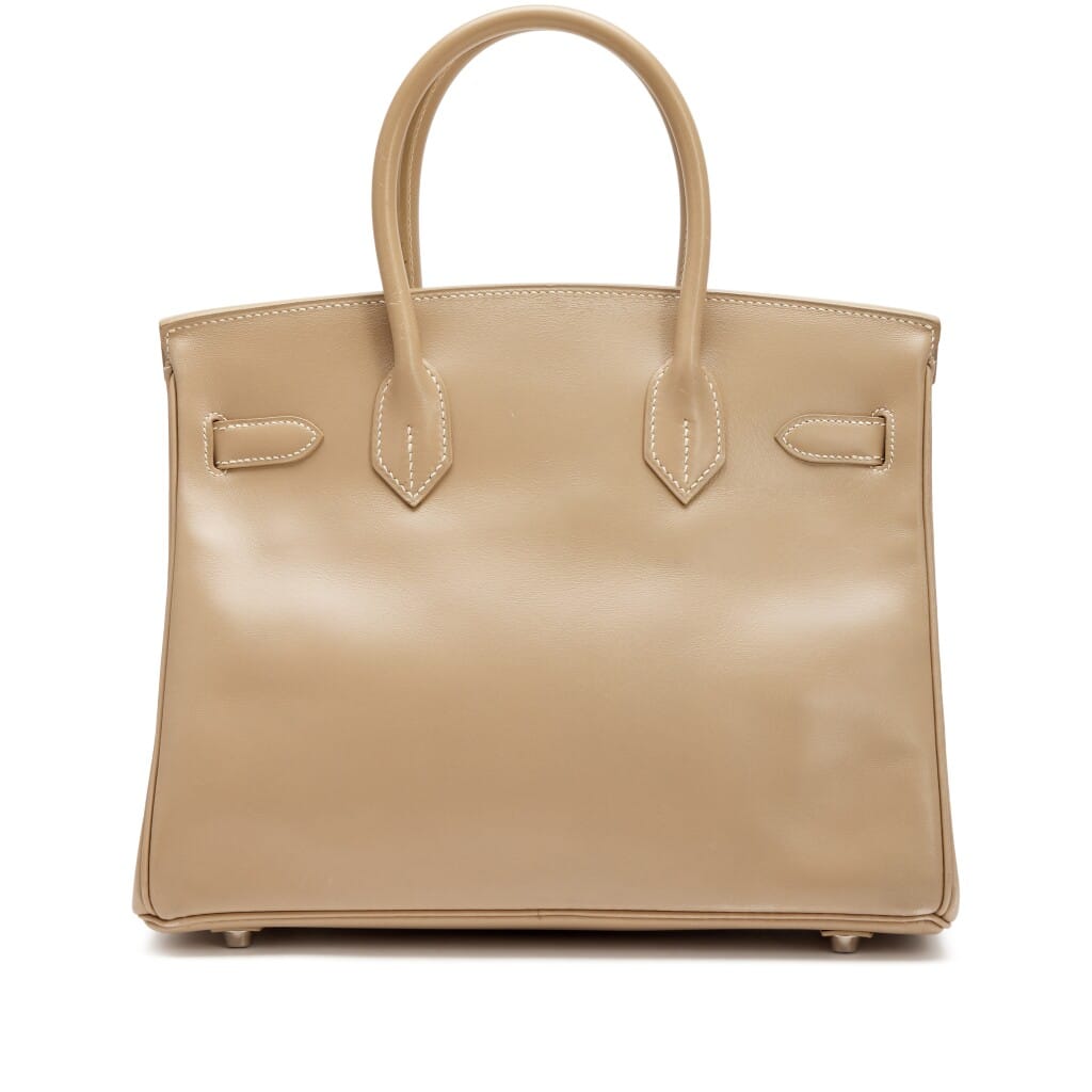 Argile Box Calf Birkin 30 Palladium Hardware, 2003