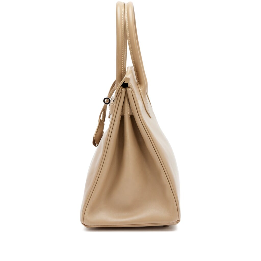 Argile Box Calf Birkin 30 Palladium Hardware, 2003