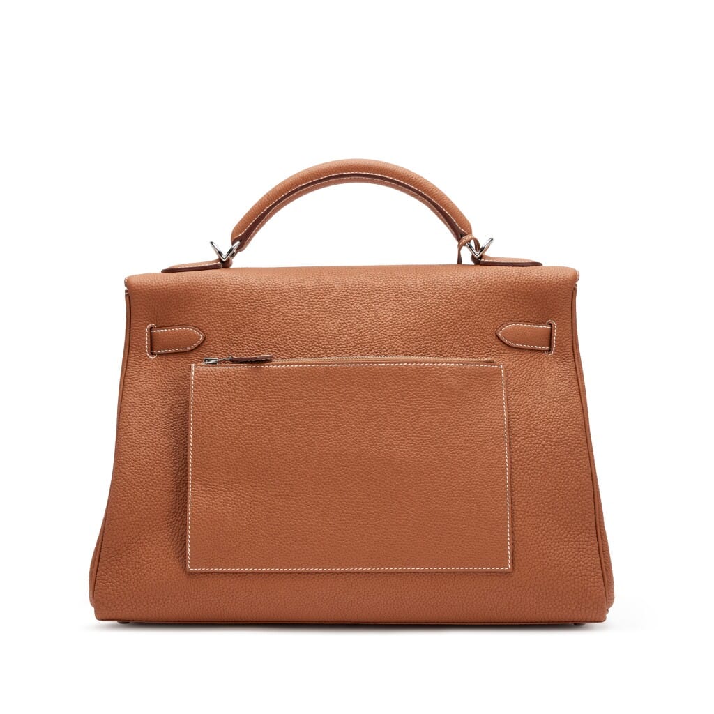 Gold Togo Maxi Kelly 42 Retourne Palladium Hardware, 2023