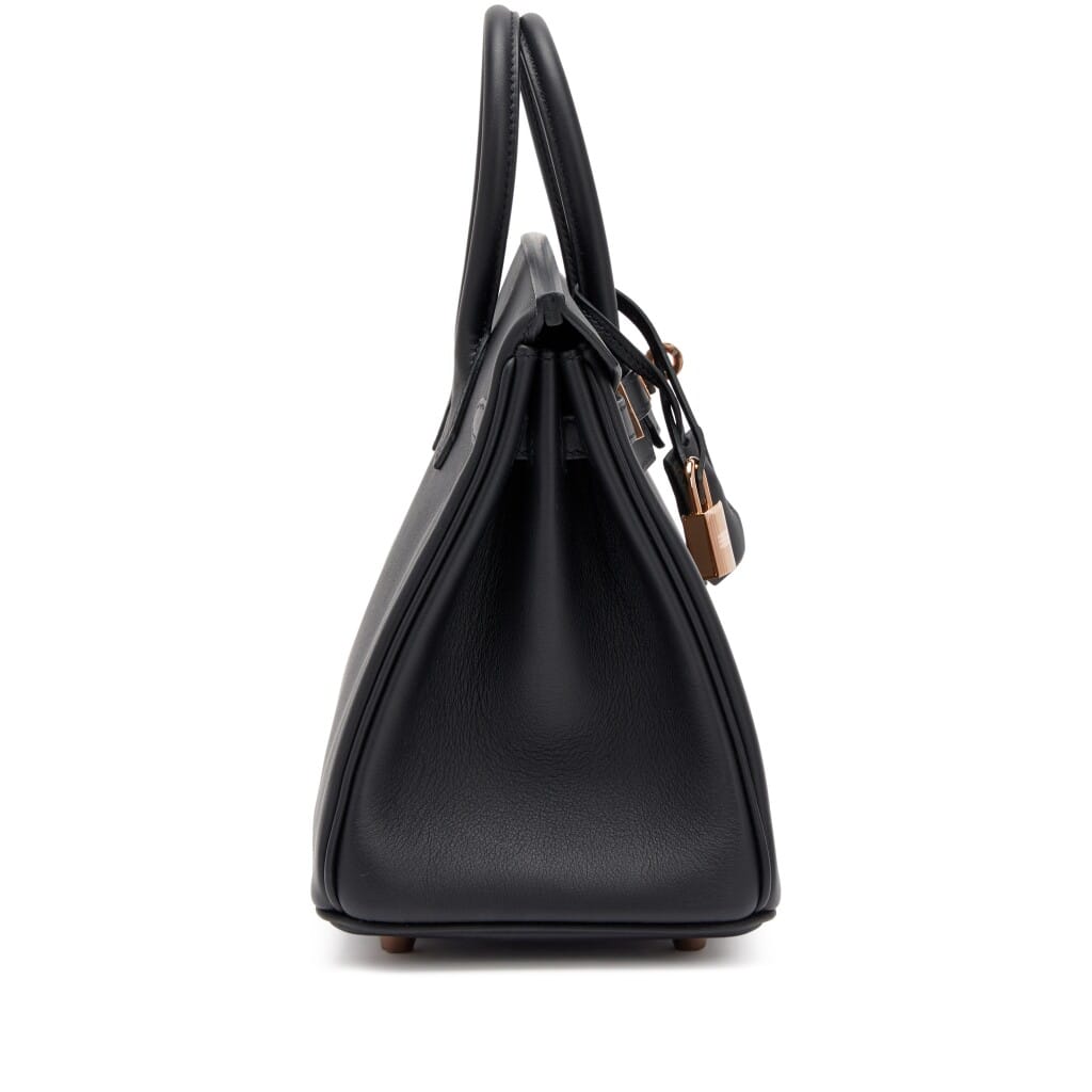 Black Swift Birkin 25 Rose Gold Hardware, 2022