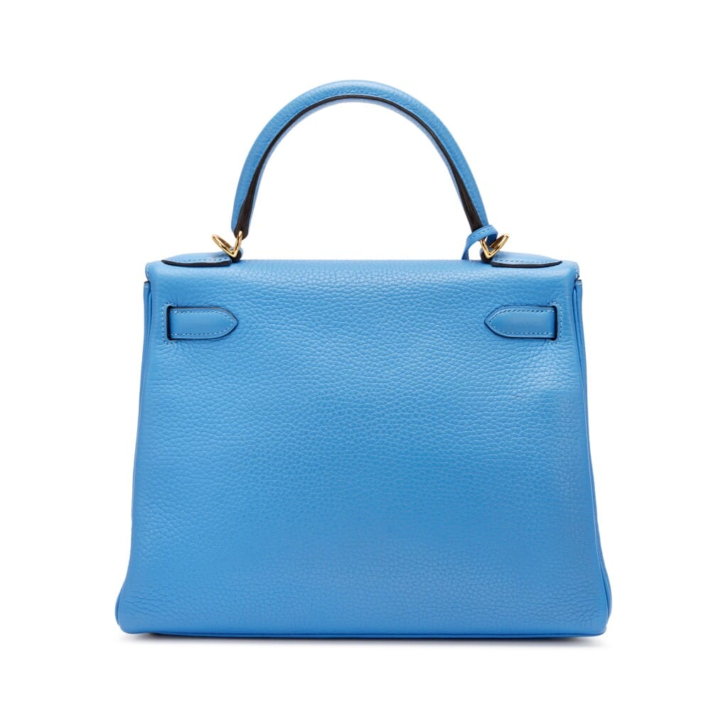 Bleu Paradis Togo Retourne Kelly 28 Gold Hardware, 2014