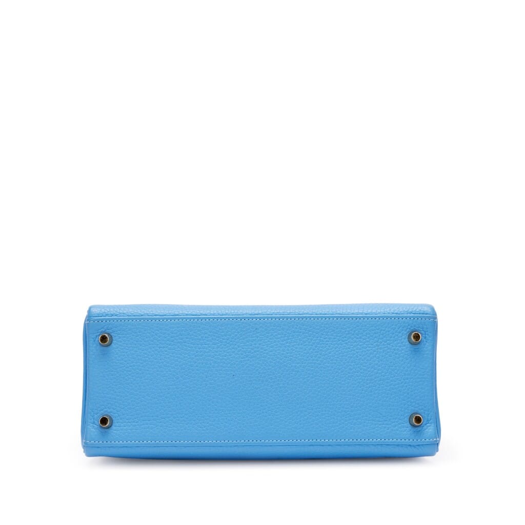 Bleu Paradis Togo Retourne Kelly 28 Gold Hardware, 2014