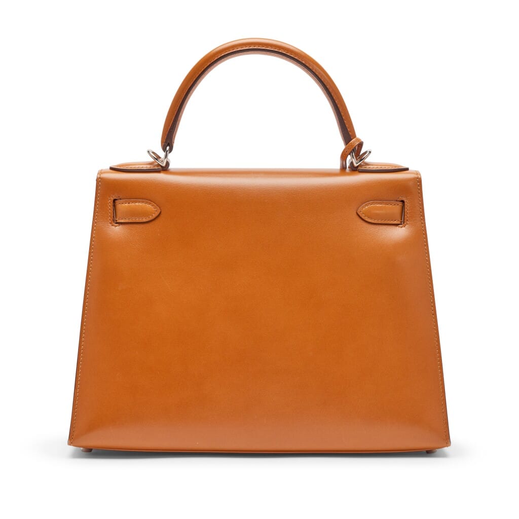 Caramel Box Calf Sellier Kelly 28 Palladium Hardware, 2014