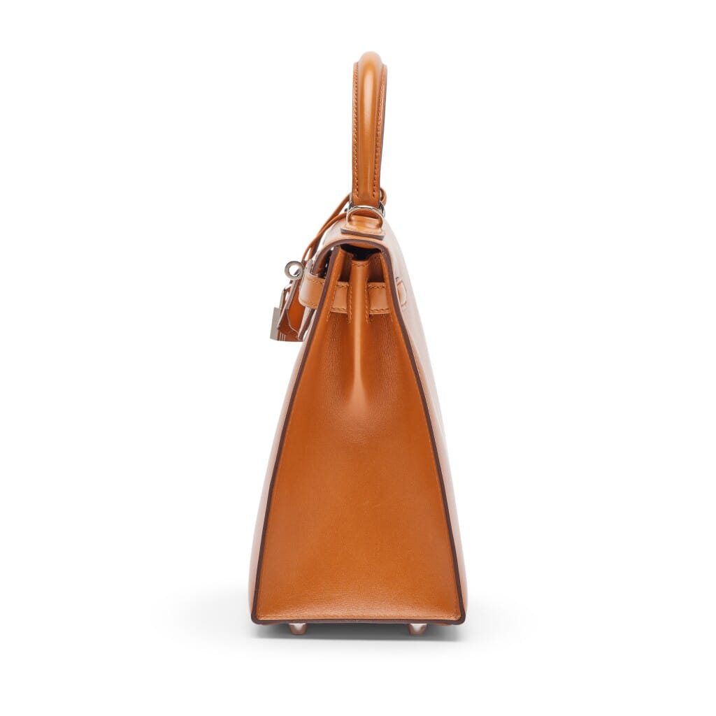 Caramel Box Calf Sellier Kelly 28 Palladium Hardware, 2014