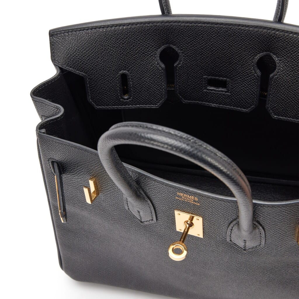 Black Epsom Birkin 25 Gold Hardware, 2007
