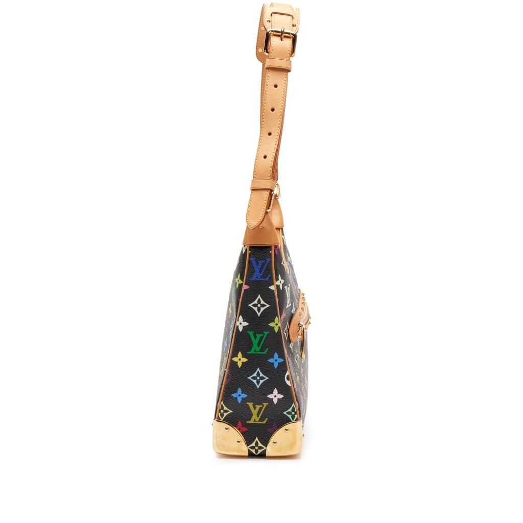 Takashi Murakami Black Monogram Multicolore Boulogne Gold Hardware, 2004
