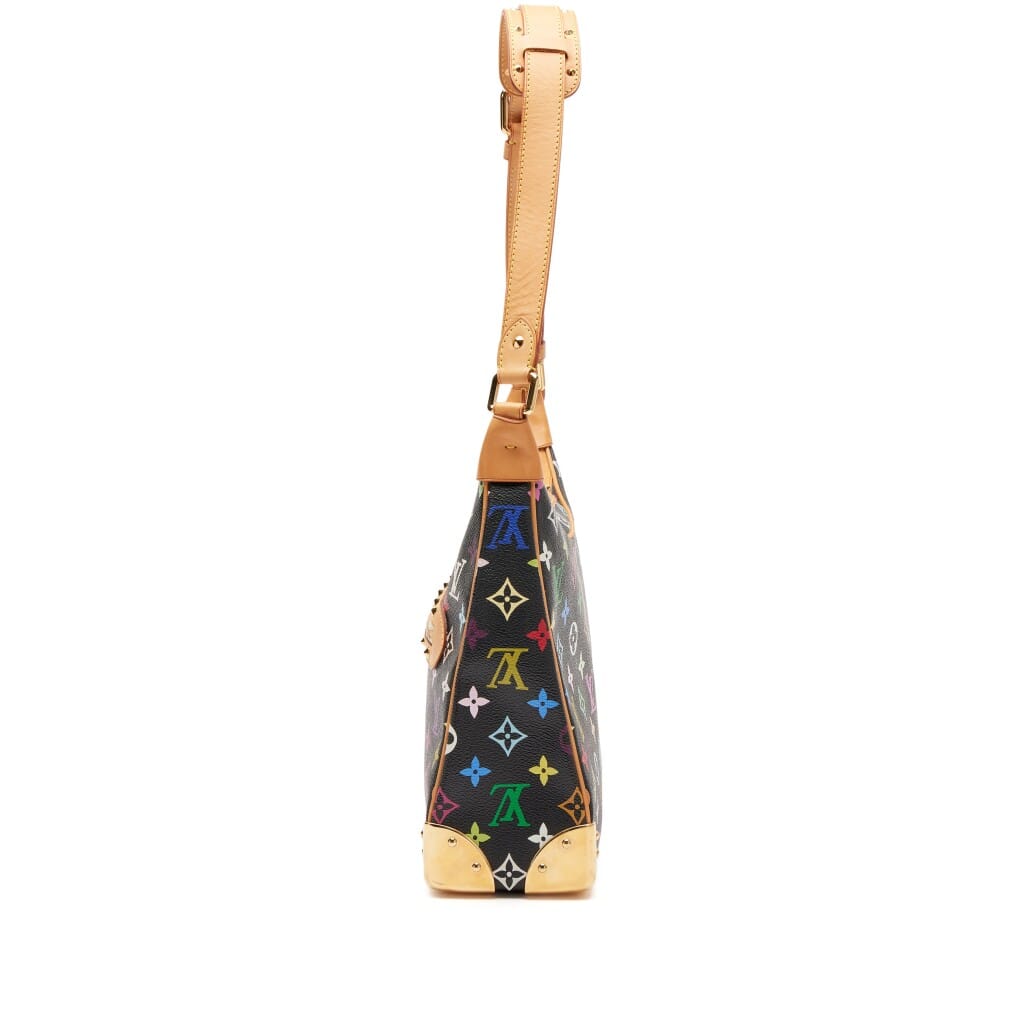 Takashi Murakami Black Monogram Multicolore Boulogne Gold Hardware, 2004