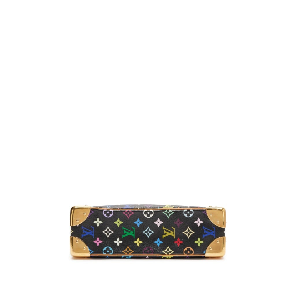 Takashi Murakami Black Monogram Multicolore Boulogne Gold Hardware, 2004
