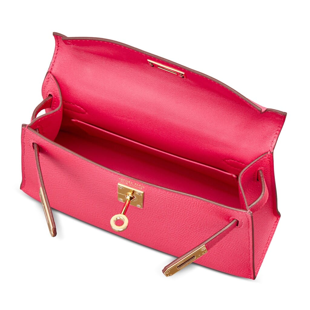 Rose Extreme Epsom Mini Kelly II 20 Gold Hardware, 2019