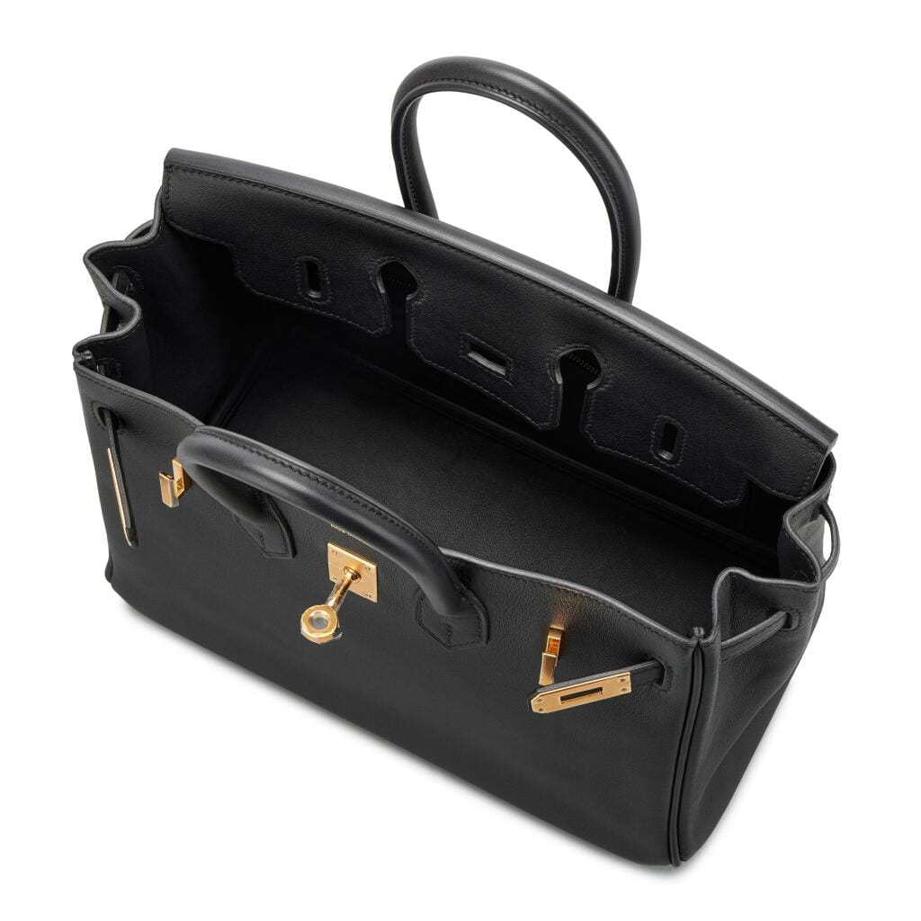 Black Swift Birkin 25 Gold Hardware, 2021