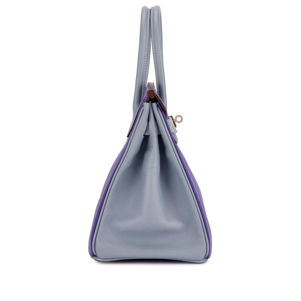 Iris and Gris Mouette Epsom HSS Birkin 30 Brushed Palladium Hardware, 2018